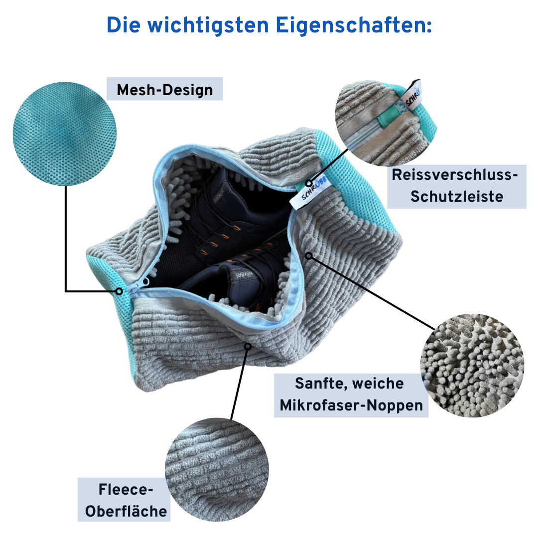 360° premium Schuhwaschbeutel