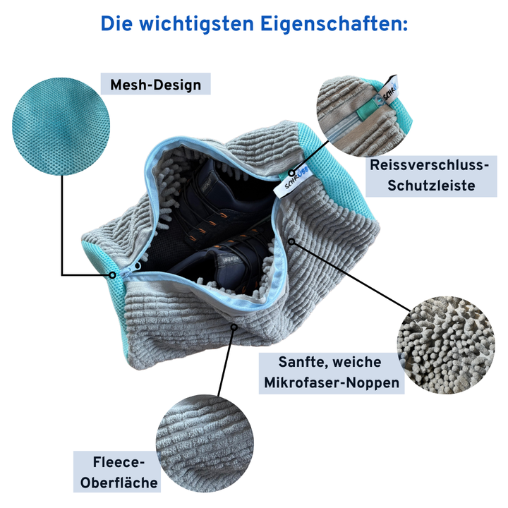 360° premium Schuhwaschbeutel