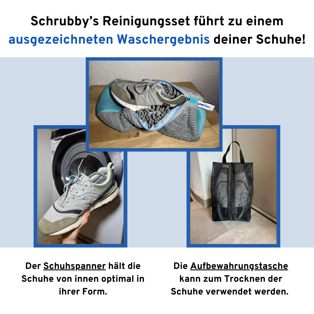 360° premium Schuhwaschbeutel